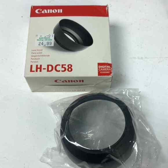 Canon LH-DC58‎ Lens Hood (NEW) -- For PowerShot G1 & G2 - Picture 1 of 2